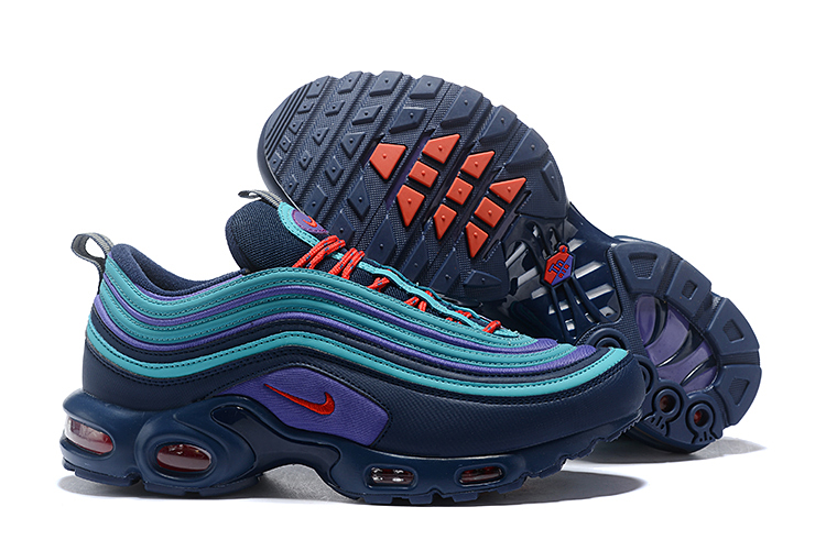 Nike Air Max Plus 97 Deep Blue Jade Red